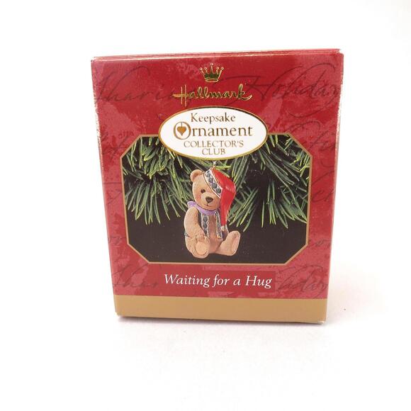 Hallmark Ornament Collector's Club Waiting for a Hug QXC4537 Vintage 1999 - Picture 1 of 2